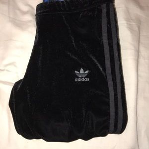 ADIDAS velvet black legging/ Size S